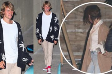 Justin Bieber and Selena Gomez arrive to their weekly Hillsong Church service in Beverly Hills