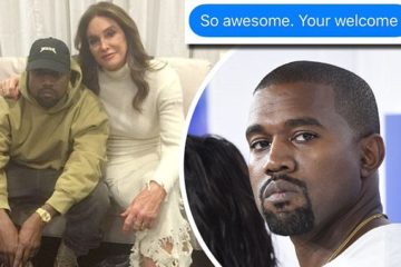 Kanye West tweets private texts from Caitlyn Jenner amid Kim Kardashian Feud